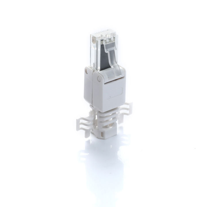Kommdata Tool Less Rj45 RJ45 Tool-less Connector No Crimp Connectors CCTV Ethernet Cable Tool ...