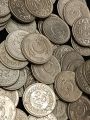 Pakistan's old antique coins 25 paisa 50 paisa. 