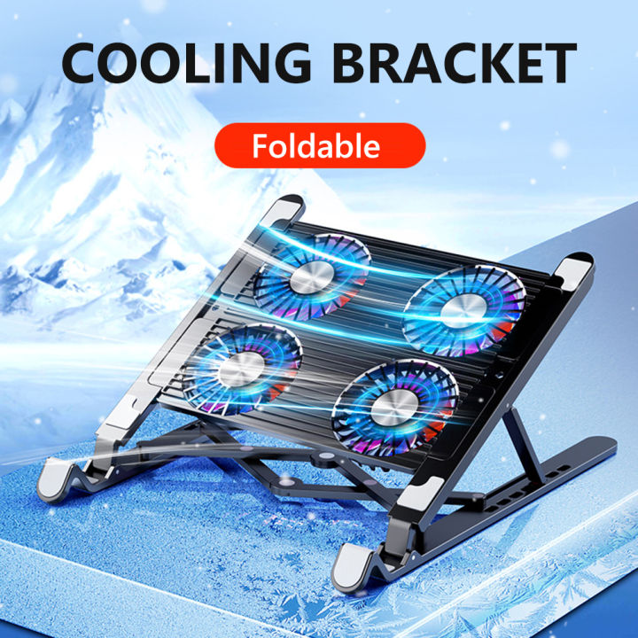 New Laptop Cooler Base Stand Foldable Laptop Cooling Pad Portable