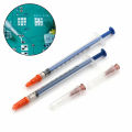 Silver Conductive Slurry Injector 0.2 ML Electrically Paste Adhesive circuit Maintenance tool PCB Repair Carbon Paste Jaston Conductive Silver Paint Similar Mechanic MCN-DJ002 JSD-856YQ. 
