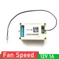 DC 12V 1A Fan temperature control PC CPU Chassis fan speed Controller regulation module PWM Thermostat governor Cooling 2/3/4wir. 