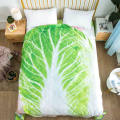 Double-Sided Flannel Creative Appearance Home Sofa Cabbage Blanket. 