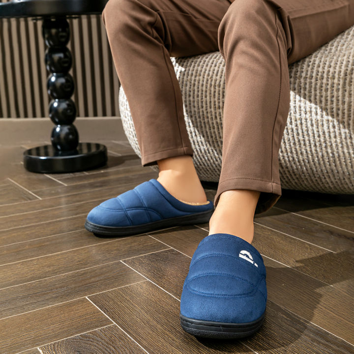 Men's%20Suede%20Slippers%20with%20TPR%20Sole%20Comfortable%20Soft%20Warm%20Sewn%20with%20Memory%20Sponge%20Pad%20Winter%20Indoor%20Living%20Room%20Shoes%20-%20Image%205