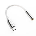 KBEAR T1 Decoding Cable Thickened transparent PVC material 3.5MM headphone jack 4 cores of silver-plated OFC wire Decoding Cable. 