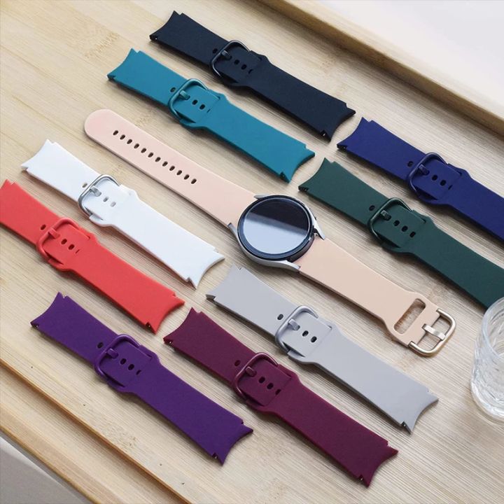 Sport%20band%20For%20%20%20Watch%207%206%205%204%20FE%2044mm%2040mm%205%20pro%2045mm%2020mm%20No%20gap%20Bracelet%20Silicone%20Strap%20%20Watch%206-4%20classic%20-%20Image%204
