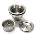 Stainless Steel Kitchen Sink Drain Stopper Basket Strainer Wast. 