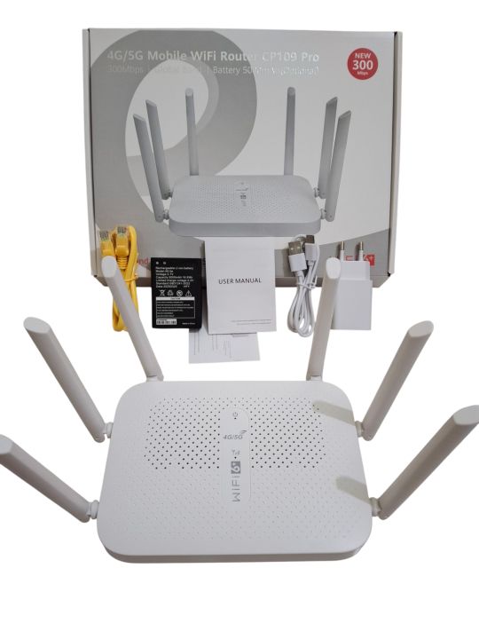 4G/5G Mobile WiFi Router CP109 Pro 5000mah battery