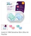 Philips Avent 6-18 month Ultra Air Pacifier
for sensitive skin of baby. 