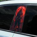 1PC JDM Samurai Car Stickers Auto B Pillar C Pillar Waterproof Decoration Cover Scratch DIY Doors Pillar Sunscreen Vinyl Decals. 