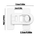 Fridge Child Lock Freezer Locks for Refrigerator Doors Oven Child Safety Lock Oven Baby Proofing Refrigerator Door Safety Locks.