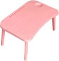 Folding Laptop Table Notebook Desk Breakfast Serving Bed Trays Adjustable Foldable with Flip Top and Legs Computer Desk Stand. 