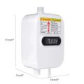 RX-021 Thermostatic Water Heater with Shower and LCD Screen, Boiler Hot Water Heater in 3 Seconds with 3500W. 