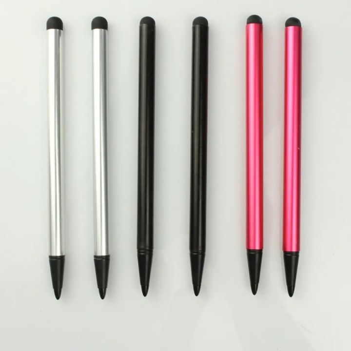 2 In 1 Capacitive Resistive Pen Touch Screen Stylus Pencil For Tablet IPad Cell Phone PC Dual-Purpose Stylus Pen
