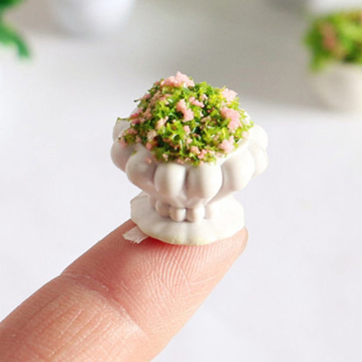 1/2Pcs%20Dollhouse%20Furniture%201:12%20Accessories%20Mini%20Green%20Plant%20Bonsai%20Flower%20Pots%20-%20Image%205
