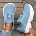 Platform Women Running Shoes Breathable Comfortable Outdoor Camping Running Shoes Minimalist Wide Last Soft Sole Tennis Sneakers. 