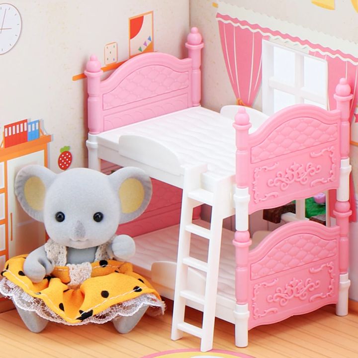 Miniature%20Dollhouse%20Double%20Bed%20Bedroom%20Decorative%20Toy%20Dollhouse%20Accessories%20Miniature%20Items%20Household%20Furniture%20Model%20Play%20House%20-%20Image%206