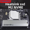 TISHRIC Aluminum Alloy M.2 2280 NVME SSD Radiator With Thermal Pad Heat Sink Cooling Pads For M2 2280 Hard Disk Desktop Computer. 