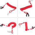 Outboard Engine Ignition Emergency Kill Stop Switch Key Lanyard Rope Clip for All Series.