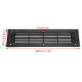 300x80mm Air Vents Louver Rectangle Air Outlet Grill Cover Ventilation Panel for RV Bus Trailer Kitchen Cabinet Return Air Grill. 