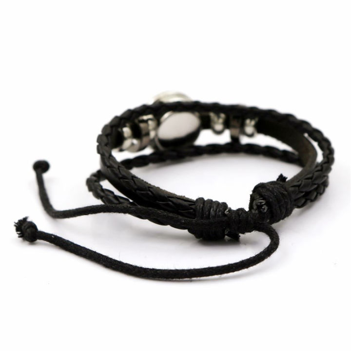 Anime%20Mega%20Stone%20Poke%20Snap%20Weave%20Leather%20Bracelet%20Glass%20Cabochon%20Adjustable%20Bangle%20Jewelry%20for%20Women%20Kids%20%20-%20Image%204
