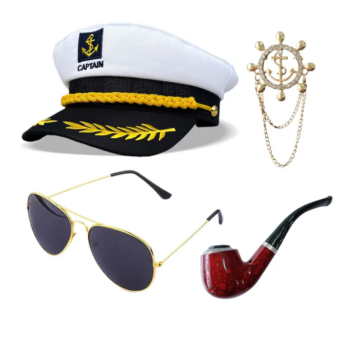 Festival%20Party%20Cosplay%20Navy%20Captain%20Dress%20Up%20Costume%20Accessories%20Sailor%20Role%20Playing%20Hat%20Set%20-%20Image%205