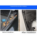 Rain Gutter Covers For Volvo XC60 2018-2025 Anti-leaf Debris Blocking Wiper Drain Slot Modified Drain Retrofit Hood-drain Hole. 