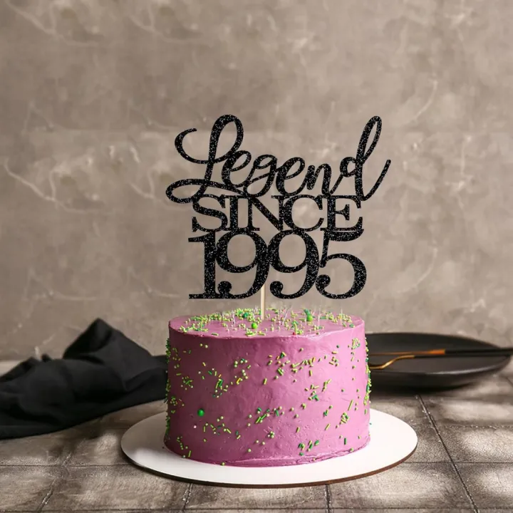 legend%20since%201995%20cake%20topper%2030th%20birthday%20happy%20birthday%20cake%20topper%20men%20and%20women%20cheer%2030%20years%20old%20-%20Image%204