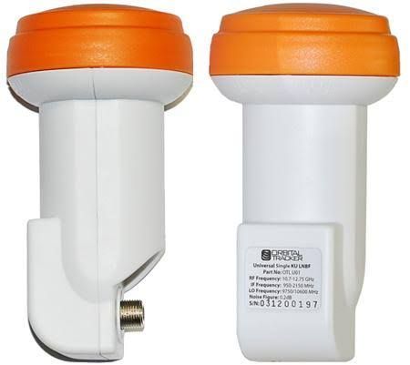 SatCom Single Pin LNB High Signl Qulaity KU Band Universal Single LNBF High Gain Waterproof LNBF