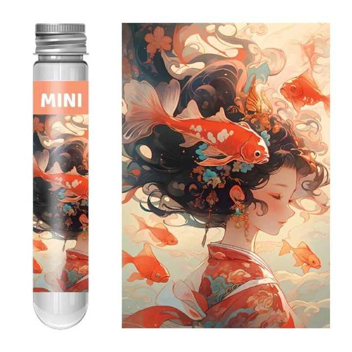 Mini Jigsaw Puzzles 150pcs Test Tube Puzzle Lucky Girl Toy