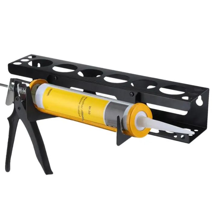 New Caulk Tube Holder Metal Grease Tube Rack Wall Mounted Sealant ...
