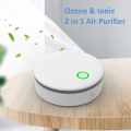 Portable Ozone & Ionic Air Purifier 2 in 1 Eliminate Odor for Home, Car, Refrigerator, Shoe Cabinet, Pet Room, Hunting Bag.