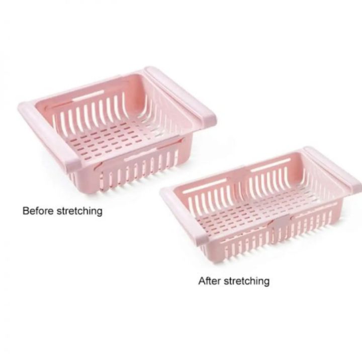 Fridge Space Saver Organizer Slide Storage Rack [2 pcs] | Daraz.com.np