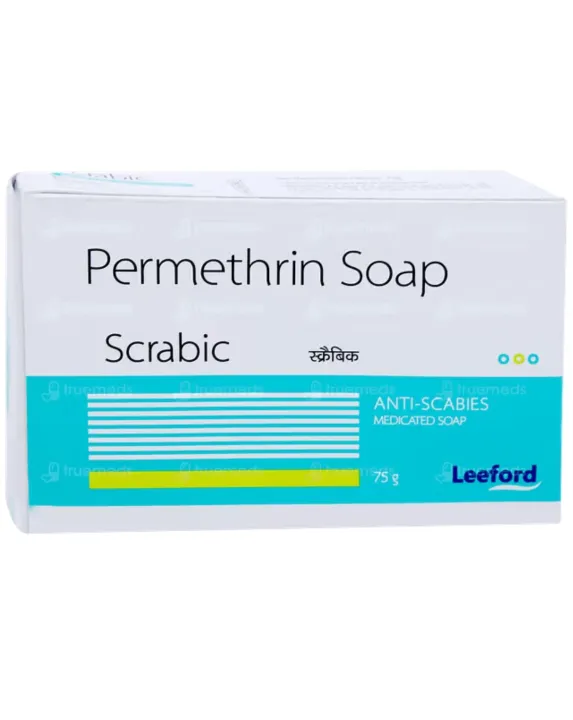 Permethrin অ্যান্টি স্ক্যাবিস স্ক্র্যাবিক সাবান 75 গ্রাম | Daraz.com.bd