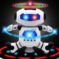 ELECTROPRIME EE43 Dancing Gift Red Smart Robot Toy Kids Robots Flashing Dancing Robot Toy|Baby Walking Toy with LED Lights Flashing and Music for Boys and Girls||Dancing Robot Toy With 3D Light. 