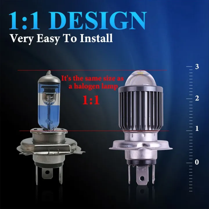 1PCS%2010000LM%20H4%20LED%20Motorcycle%20Headlight%20H6%20BA20D%20P15D%20Led%20CSP%20Lens%20White%20Yellow%20Hi%20Lo%20Beam%20Motorbike%20Scooter%20Running%20Light%20-%20Image%203
