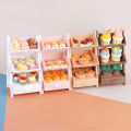 Mini Antique Shelf Ornaments Dollhouse Simulation Display Stand Storage Shelf Model Doll Furniture Micro Scene Decor Props. 