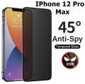 Privacy Tempered Glass Screen Protector For iPhone 16 15 14 13 12 Pro Max Anti_Spy privacy screen protector. 