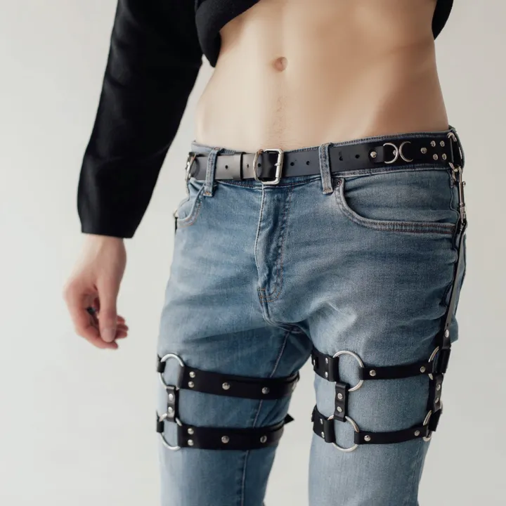Fashion%20Men%20Sexy%20Punk%20Leather%20Suspenders%20Leg%20Harness%20Sissy%20Gay%20Thigh%20Harness%20Belt%20Men%20Pants%20Accessories%20Bdsm%20Bondage%20Suspenders%20-%20Image%202