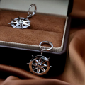 Game Baldur's Gate Gale Dekarios Cosplay Star Pendants Ear Loops Titanium Steel Earrings Jewelry Eardrop Accessories Xmas Props. 