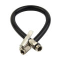 Air Tyre Inflator Pressure Car Auto Tire Hose Pump Gauge Hose Connector Flexible For Automobile Tires Fast Inflatable Rods. 