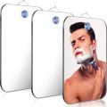 Acrylic Anti Fog Mirror Shower Shaving Fogless Mirror Washroom Travel Accessories For Women Makeup Man Shaving Bathroom Tools.