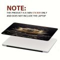 Two floral laptop art stickers, non-reusable. Waterproof and scratch-resistant laptop skin sticker for laptops. 