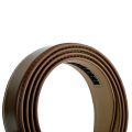 115 135 145 Men Genuine Leather Belts Without Buckle Belt 3.5cm Wide No Buckle Cowskin Belt Black Brown Cinturones Para Mujer.