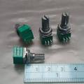 B10k 6-pin (B103) Volume 6-pin 10kb Green Square volume 15mm total threaded (5-pack) variable resistor Rotary. 
