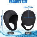 3MM Neoprene Diving Hood Waterproof Hat Wetsuit Hood Swimming Cap Suit Surf Scuba Diving Cap Surf Fishing Spearfishing Kitesurf.