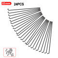 24pc Bicycle Wheel Spokes Wire 2mm Mountain Road Bike Steel Spokes With NIPPLES Set 255MM 275MM 289MM Bicycle Spokes Accessories. 