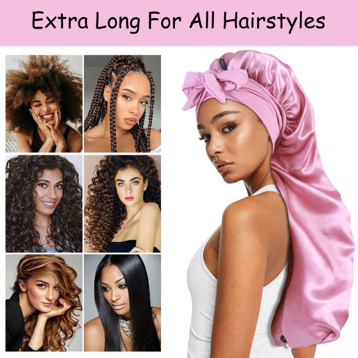 Soft%20Silky%20Long%20Satin%20Bonnet%20For%20Natural%20Hair%20And%20Curly%20Hair%20Extra%20Large%20Size%20Hair%20Cap%20With%20Tie%20For%20Comfortable%20Night%20Sleep%201Pcs%20-%20Image%207