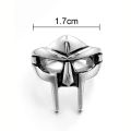 Vintage Goth Mf Doom Mask Adjustable Joint Ring For Men Gladiator Punk Egyptian Pharaoh Male Open Ring Jewelry. 