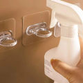 10pcs Multifunctional Wall-Mounted Round Hooks Free Punching Seamless Paste Storage Rack Kitchen Bathroom Household Ring Hange. 