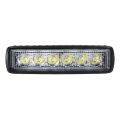 18w 6 LED Car Work Light High Bright Spotlight Universal Offroad Automobile Truck Driving Fog Headlights DRL Driving Lamp 12V. 